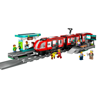 Конструктор Lego City 60423 Трамвай и трамвайная станция 1